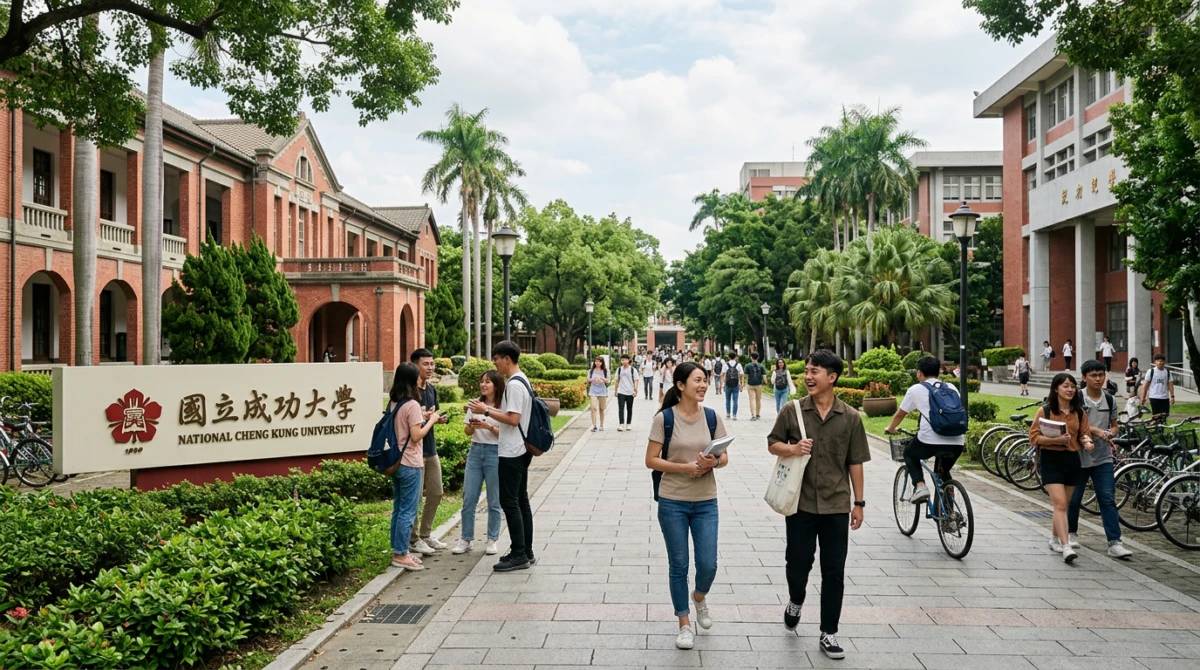Khuôn viên xanh mát và hiện đại của các trường đại học tại Đài Nam - Du học Đài Nam