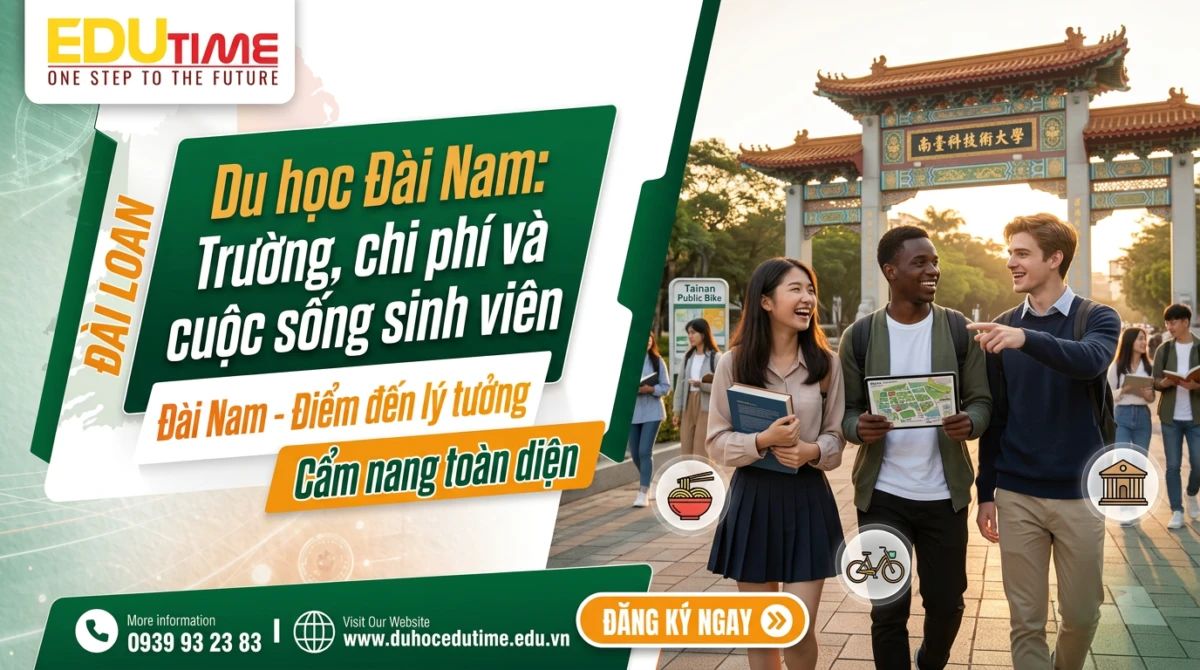 Du học Đài Nam: Trường, chi phí và cuộc sống sinh viên