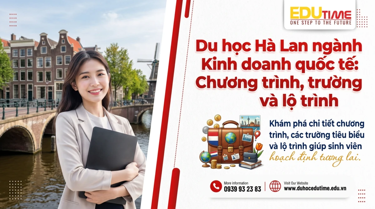 Du học Hà Lan ngành Kinh doanh quốc tế: Chương trình, trường và lộ trình