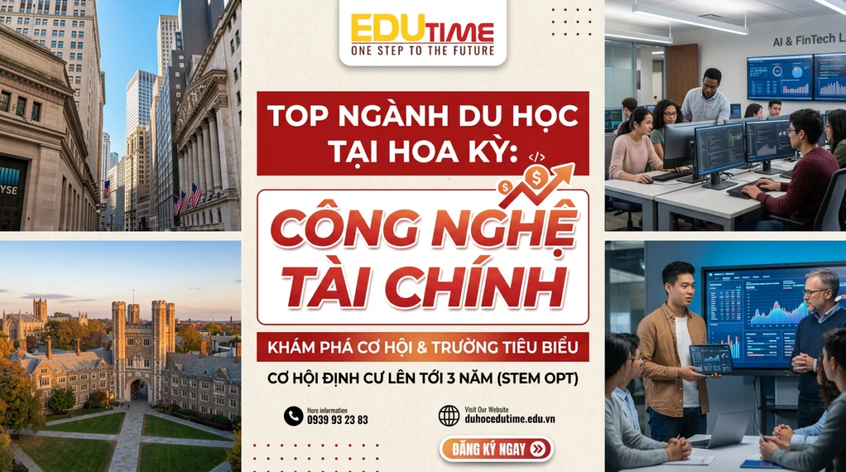 Du học Mỹ ngành Công nghệ tài chính cơ hội và top trường