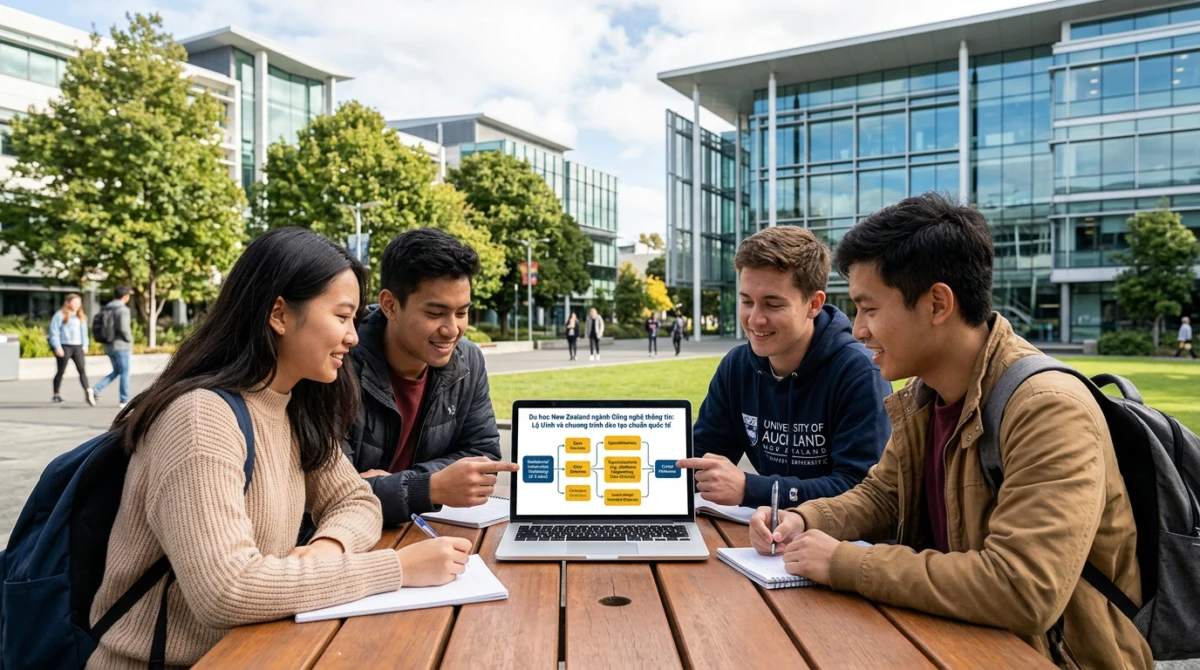 Du học New Zealand ngành Công nghệ thông tin: Chương trình, trường và lộ trình 2 Cộng đồng sinh viên quốc tế năng động tại các trường đại học New Zealand - Du học New Zealand ngành Công nghệ thông tin