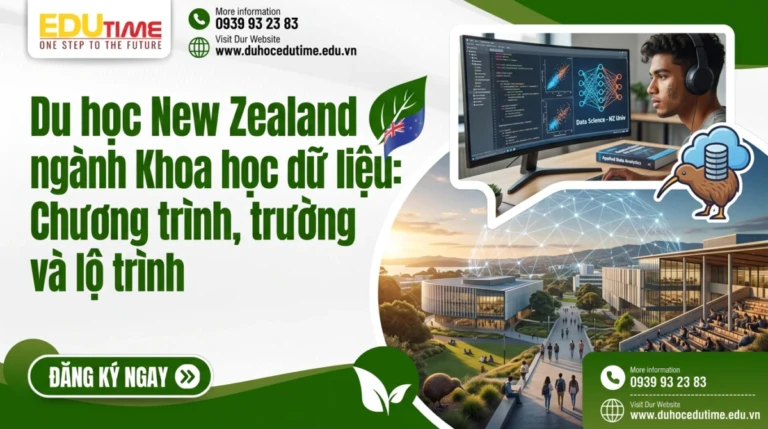Du học New Zealand ngành Khoa học dữ liệu: Chương trình, trường và lộ trình