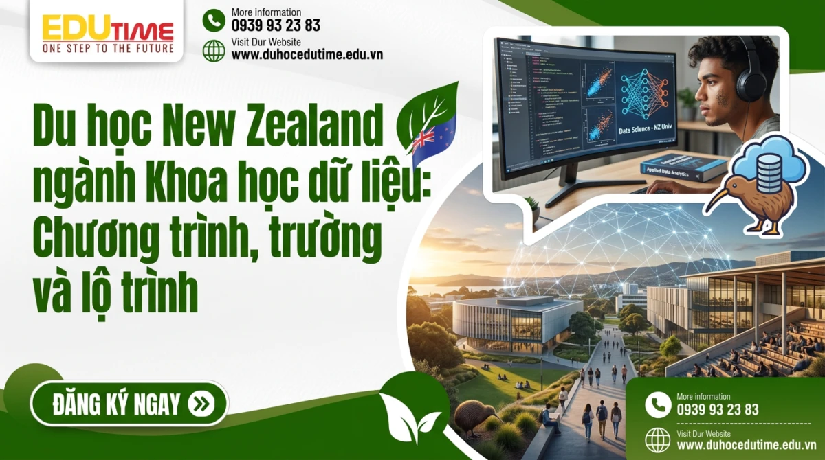 Du học New Zealand ngành Khoa học dữ liệu: Chương trình, trường và lộ trình