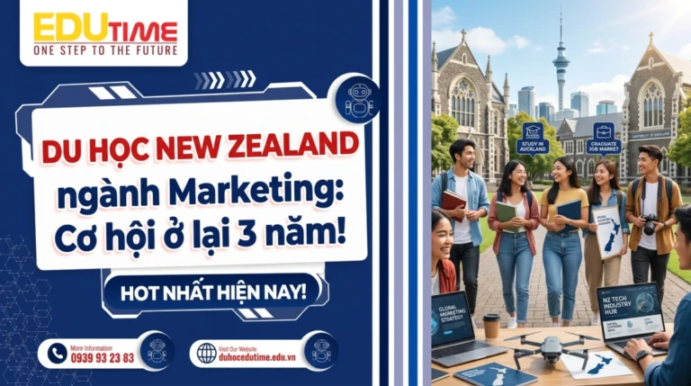 Du Học New Zealand Ngành Marketing: Cơ Hội ở Lại 3 Năm!