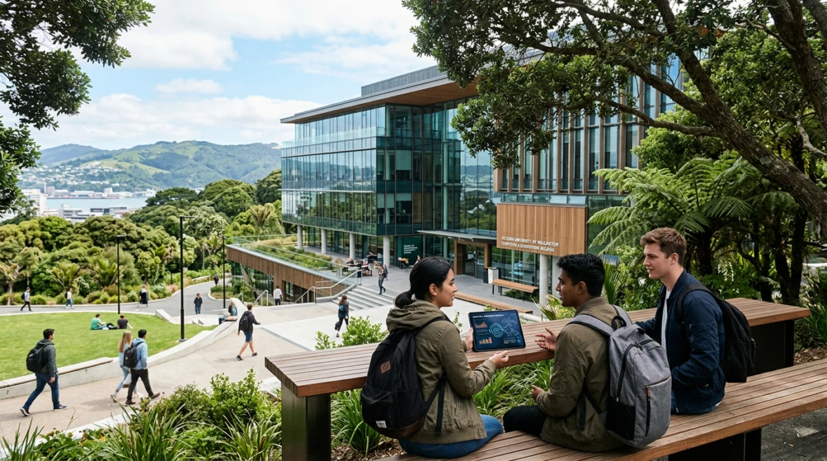 Không gian học tập chuyên nghiệp dành cho sinh viên ngành công nghệ và AI - Du học New Zealand ngành Trí tuệ nhân tạo