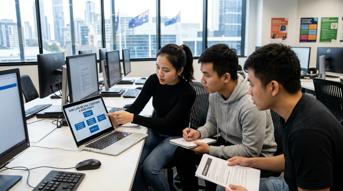 Du học nghề Úc ngành Digital Marketing: Cơ hội và lộ trình 2 Giờ học thực hành kỹ năng số của học viên ngành marketing tại Úc - Du học nghề Úc ngành Digital Marketing