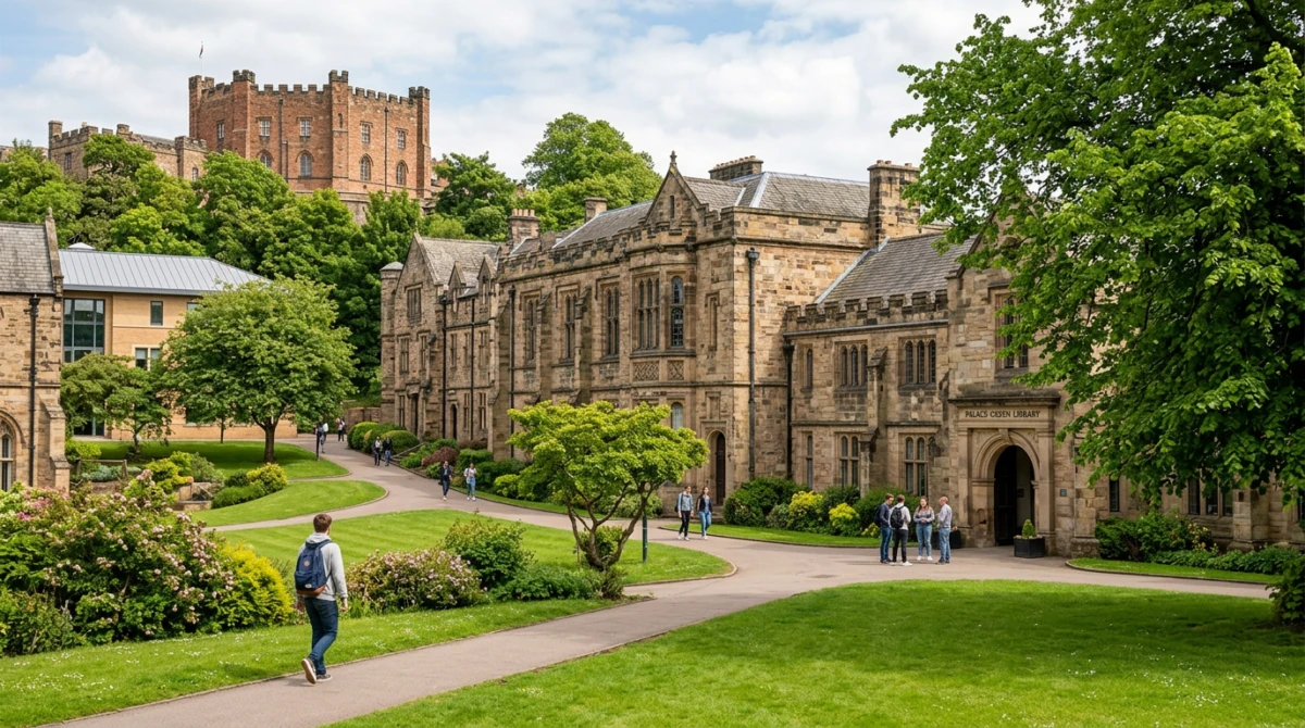 Khuôn viên của Đại học Durham kết hợp hài hòa giữa nét cổ điển và tiện ích hiện đại. - Du học ở Durham