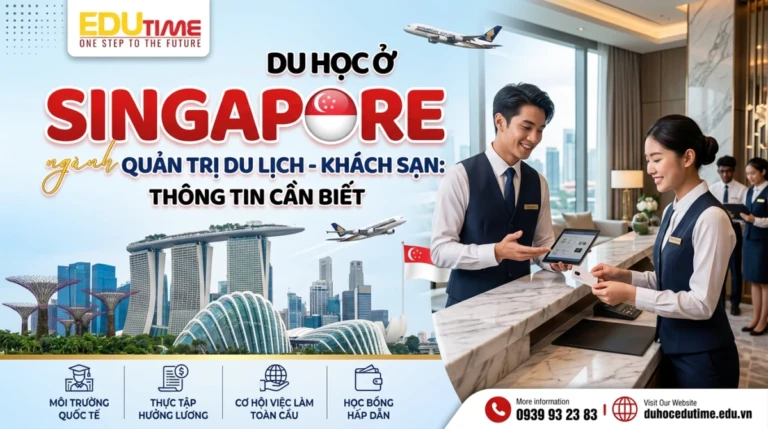 Du học Singapore ngành quản trị Du lịch – Khách sạn: Thông tin cần biết
