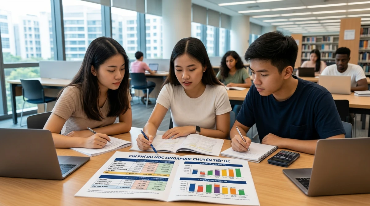Lập kế hoạch tài chính chi tiết giúp sinh viên an tâm trong suốt lộ trình học tập - Du học Singapore chuyển tiếp Úc