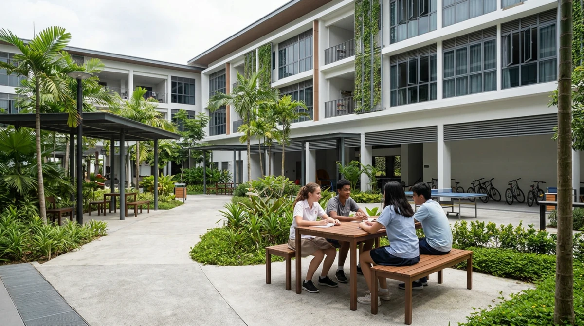 Du học Singapore dưới 18 tuổi: Nhà ở, quản lý và lưu ý cho phụ huynh 2 Khong gian sinh hoạt tien nghi tại ký túc xá dành cho học sinh quốc tế - Du học Singapore dưới 18 tuổi