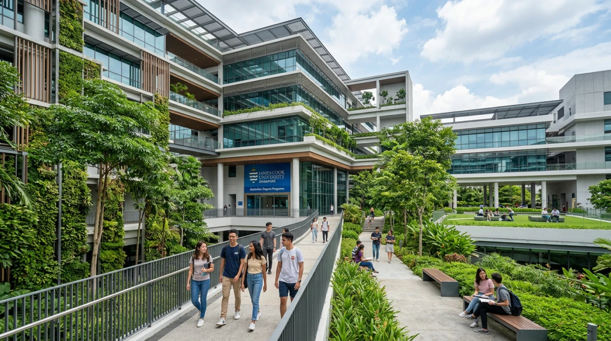 Cơ sở vật chất chuẩn quốc tế tại các phân viện đại học Úc ở Singapore - Du học Singapore lấy bằng đại học Úc