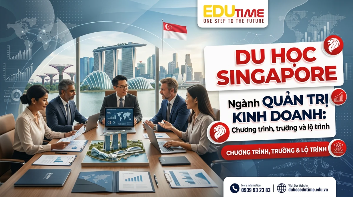 Du học Singapore ngành Quản trị kinh doanh: Chương trình, trường và lộ trình