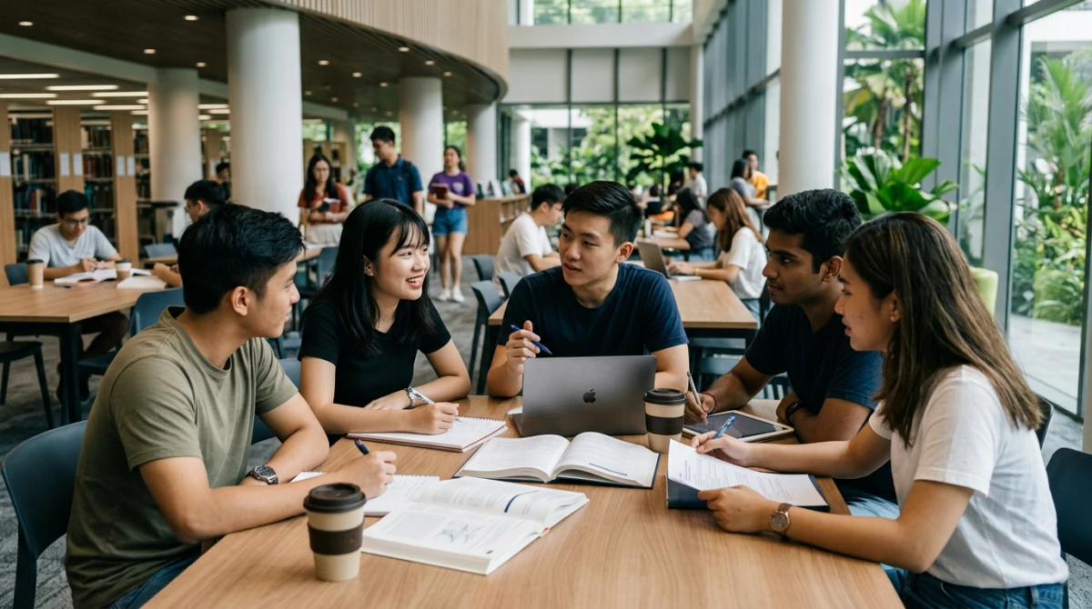 Sinh viên theo đuổi lộ trình cử nhân quốc tế tại các phân hiệu đại học ở Singapore - Du học Singapore phù hợp với ai?