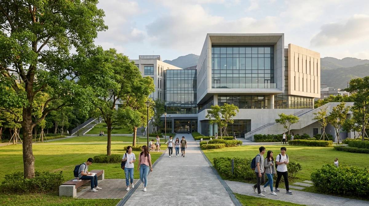 Du học Tân Bắc: Trường, chi phí và cuộc sống sinh viên 2 Khuôn viên các trường đại học tại Tân Bắc luôn được đầu tư không gian xanh và cơ sở vật chất tiên tiến - Du học Tân Bắc