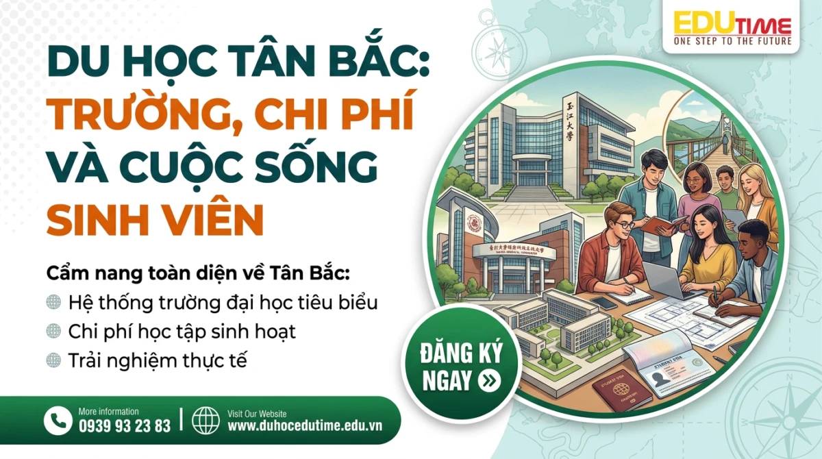 Du học Tân Bắc: Trường, chi phí và cuộc sống sinh viên 1 Du học Tân Bắc: Trường, chi phí và cuộc sống sinh viên