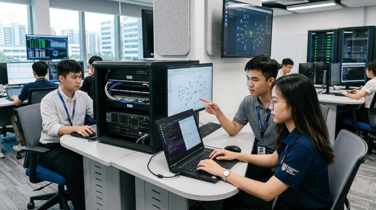 Du học Thạc sĩ An ninh mạng Singapore 2 Hệ thống phòng lab chuyên sâu hỗ trợ nghiên cứu bảo mật thông tin - Du học Thạc sĩ An ninh mạng Singapore