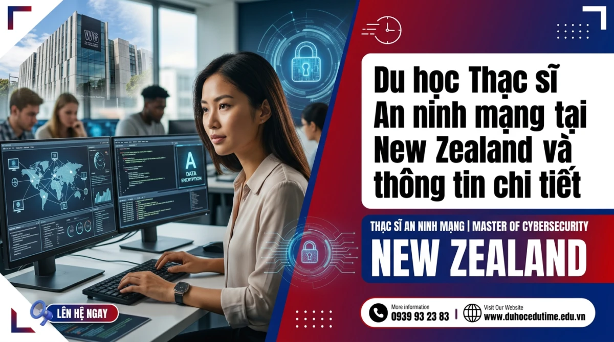 Du học Thạc sĩ An ninh mạng tại New Zealand và thông tin chi tiết