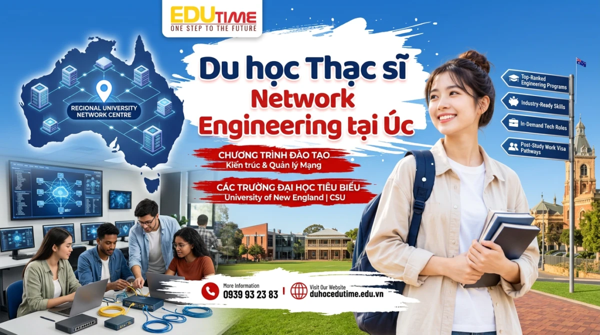 Du học Thạc sĩ Network Engineering tại Úc