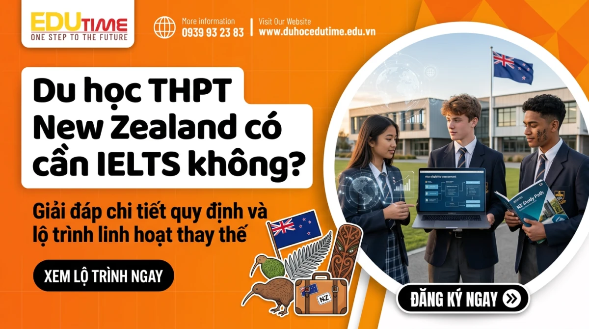 Du học Edutime - Tư vấn du học chuyên biệt 82 Du học THPT New Zealand có cần IELTS không?