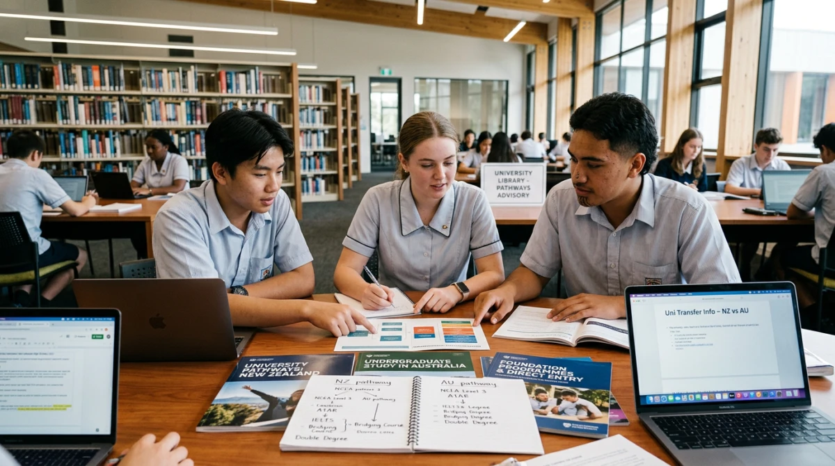 Du học THPT New Zealand hay Úc? So sánh chương trình, chi phí và lộ trình 2 Không gian tự học và nghiên cứu tại hệ thống giáo dục trung học và cao đẳng - Du học THPT New Zealand hay Úc