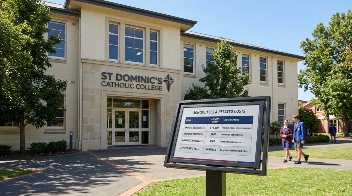 Khuôn viên trường St Dominic - St Dominic's Catholic College