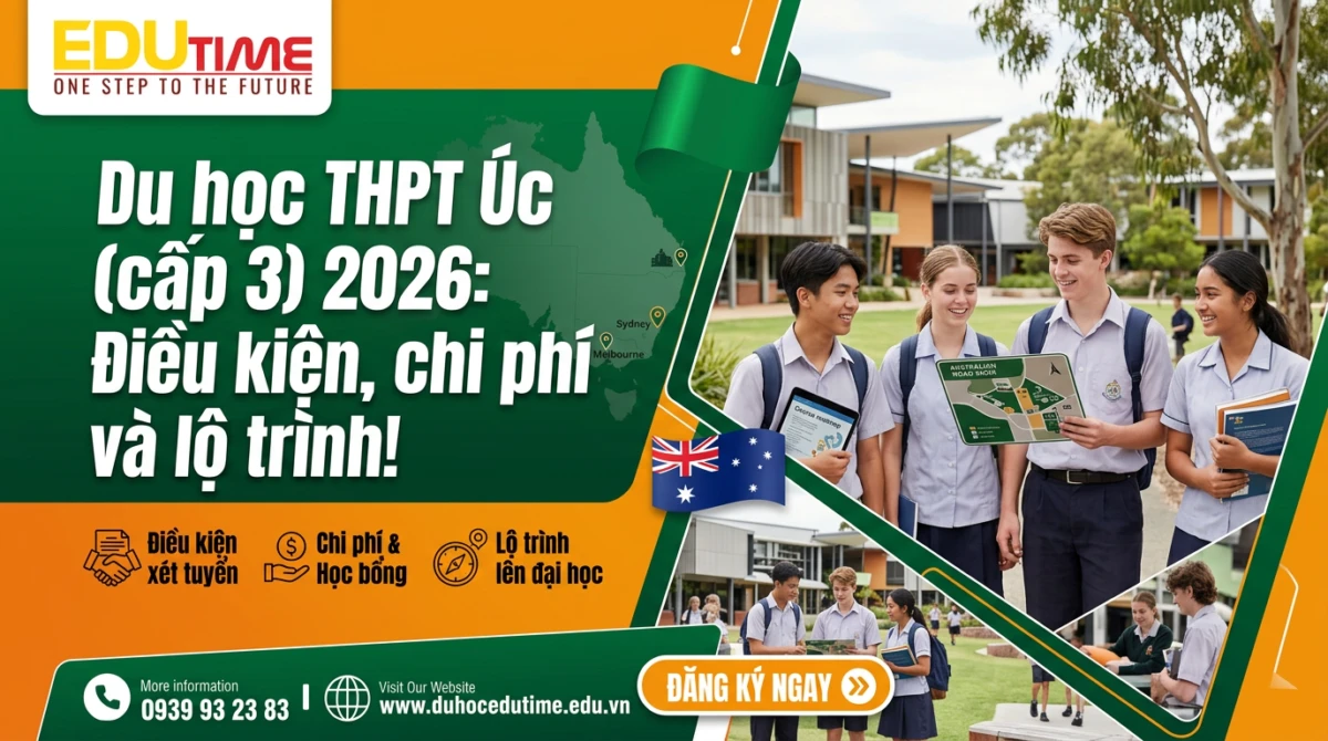 Du Học Thpt Úc (cấp 3) 2026: Điều Kiện, Chi Phí Và Lộ Trình!