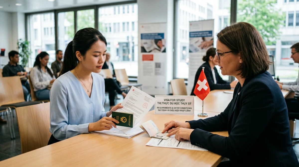 du học Thụy Sỹ - Quy định thị thực và điều kiện nhập cảnh khi du học Thụy Sỹ - du học Thụy Sỹ