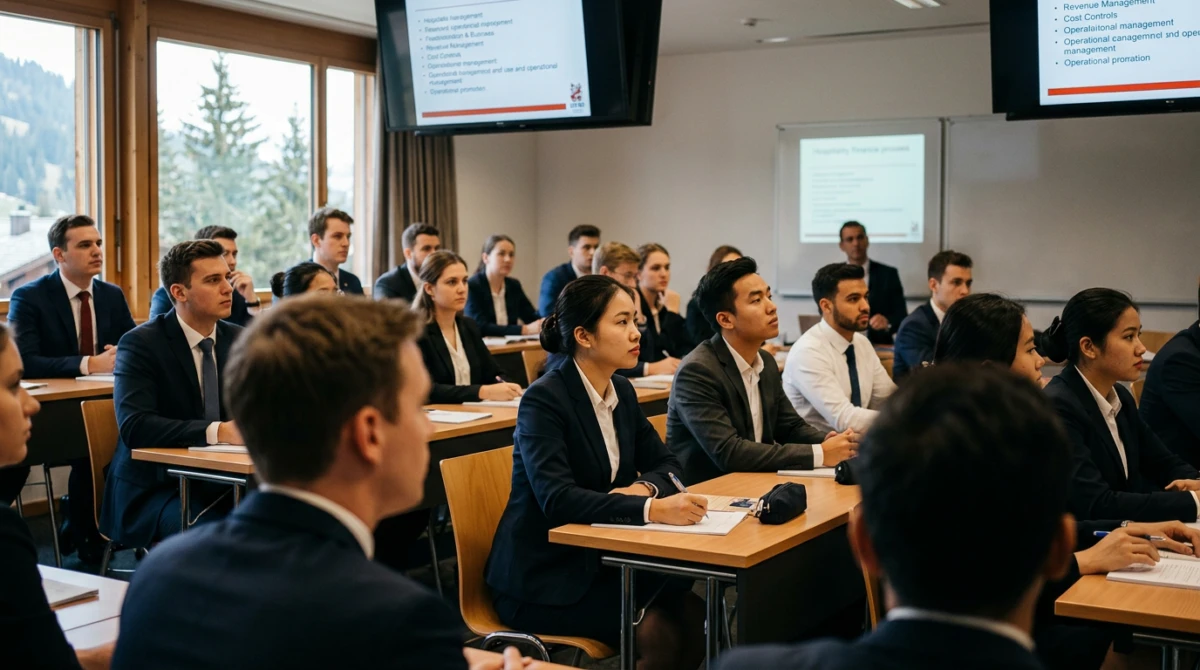 Du học Thụy Sỹ với gói học bổng lên tới 5000 CHF tại HTMi 2 Sinh viên trải nghiệm môi trường học tập chuyên nghiệp tại HTMi - Du học Thụy Sỹ