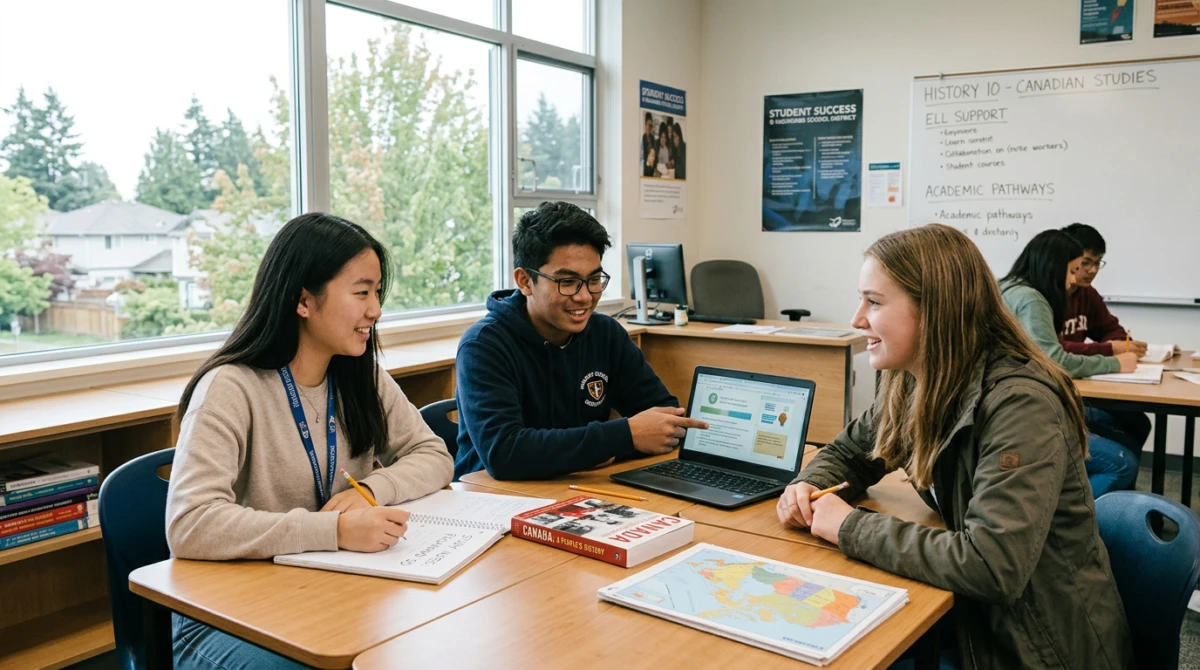 Chương trình học thuật và hoạt động ngoại khóa tại học khu - du học canada trường richmond school district