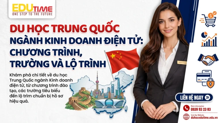 Du học Trung Quốc ngành Kinh doanh điện tử: Chương trình, trường và lộ trình