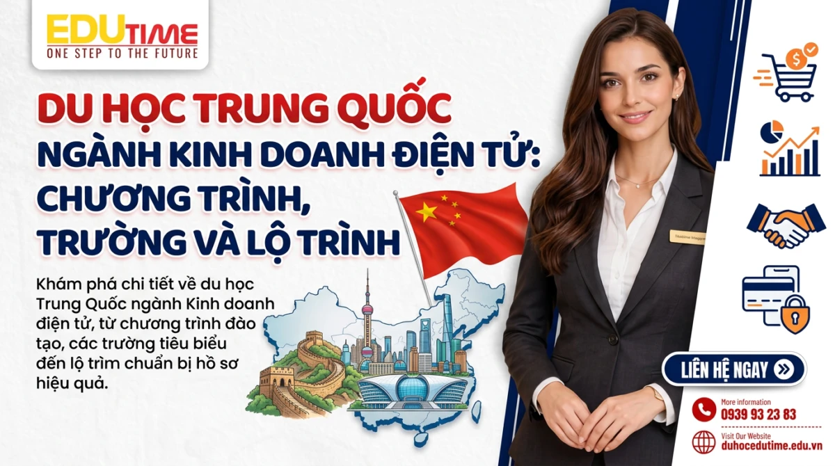 Du học Trung Quốc ngành Kinh doanh điện tử: Chương trình, trường và lộ trình