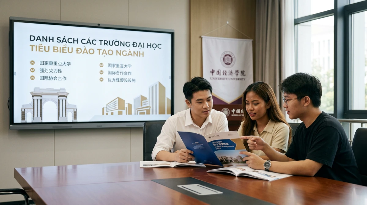 Du học Trung Quốc ngành Quản lý dự án - Danh sách các trường đại học tiêu biểu đào tạo ngành - Du học Trung Quốc ngành Quản lý dự án