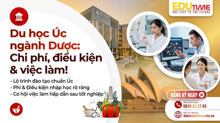 Du học Úc ngành Dược: Chi phí, điều kiện & việc làm!