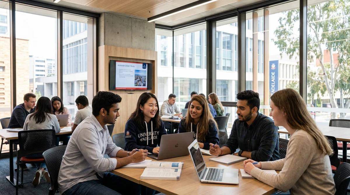 Sinh viên quốc tế trong giờ học tại The University of Adelaide College - The University of Adelaide College