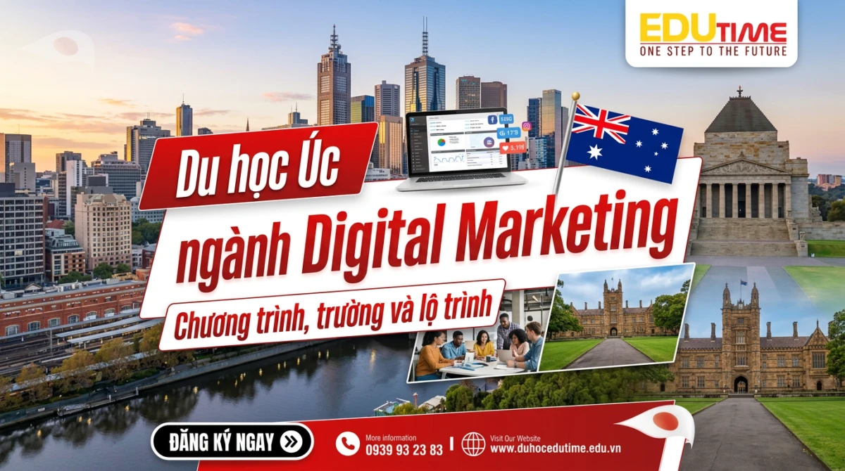 Du học Úc ngành Digital Marketing: Chương trình, trường và lộ trình