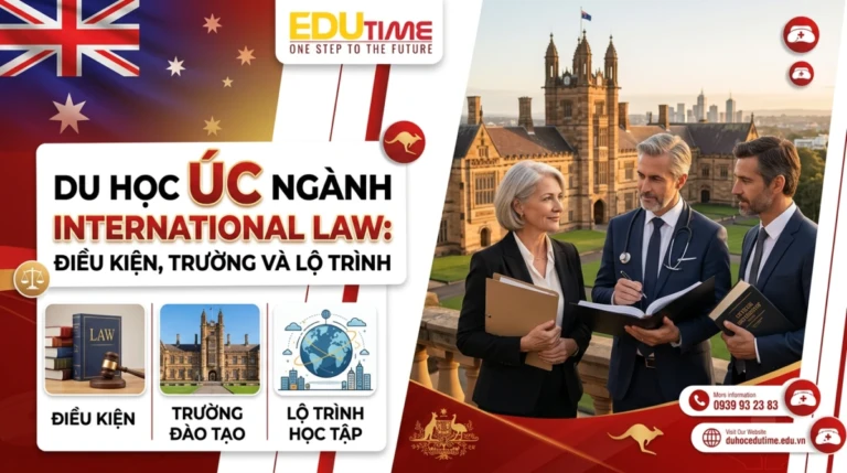 Du học Úc ngành International Law: Điều kiện, trường và lộ trình