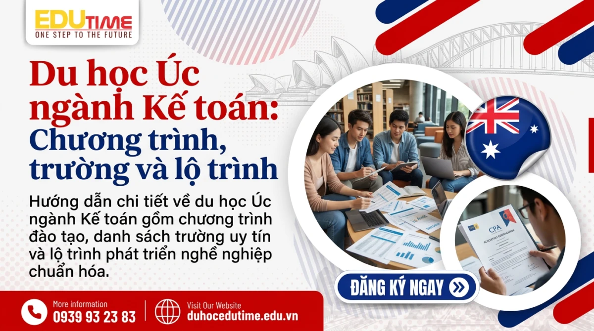 Du học Úc ngành Kế toán: Chương trình, trường và lộ trình