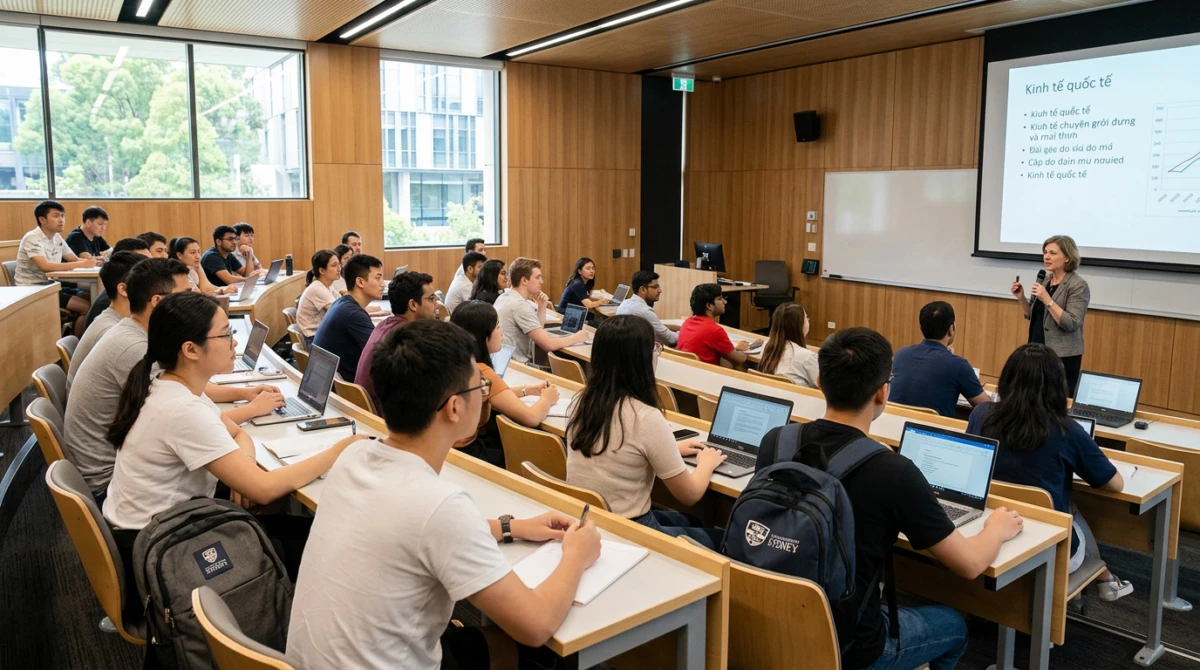 Môi trường giảng dạy chuyên nghiệp tại các trường đại học hàng đầu nước Úc - Du học Úc ngành Kinh doanh quốc tế