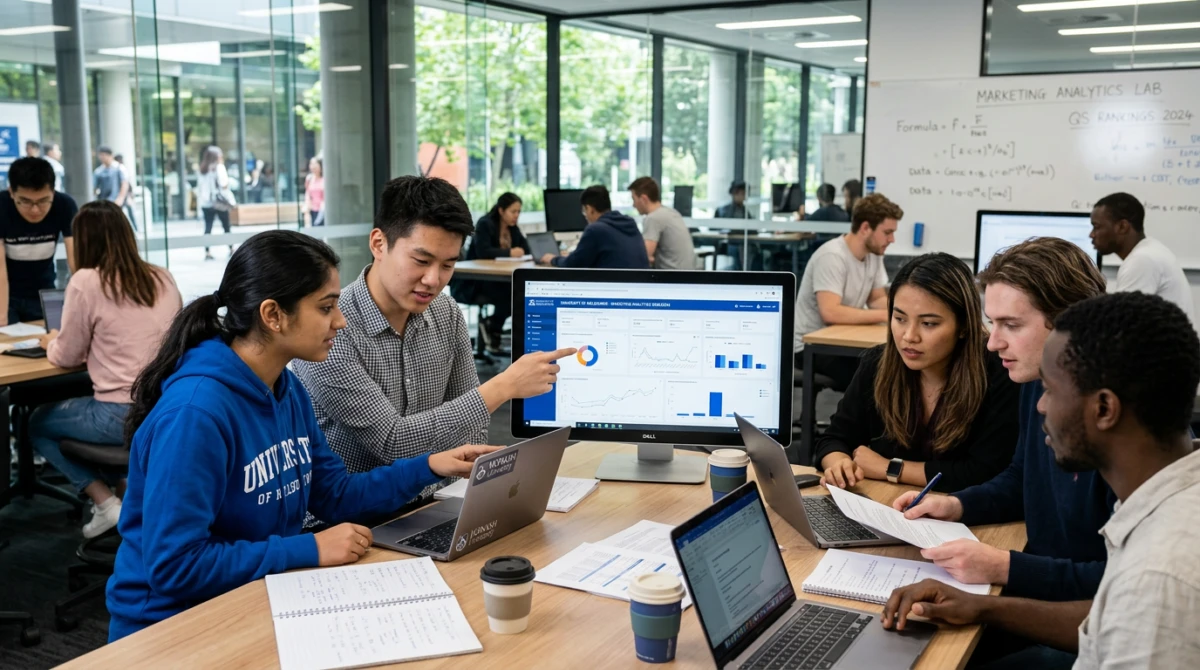 Du học Úc ngành Marketing Analytics: Chương trình, trường và lộ trình 2 Sinh viên tiếp cận các công cụ phân tích dữ liệu hiện đại trong quá trình học tập - Du học Úc ngành Marketing Analytics