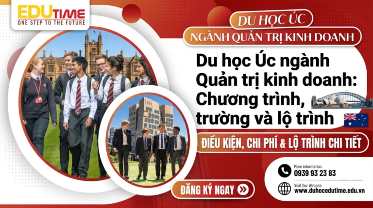Du học Úc ngành Quản trị kinh doanh: Chương trình, trường và lộ trình