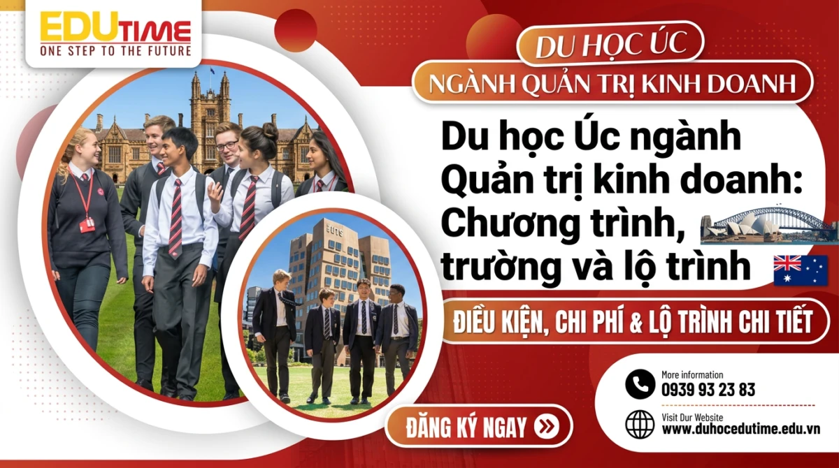 Du học Úc ngành Quản trị kinh doanh: Chương trình, trường và lộ trình