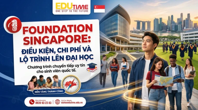 Foundation Singapore: Điều kiện, chi phí và lộ trình lên đại học