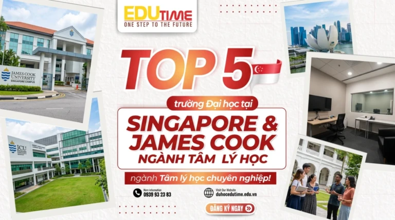 Du học Singapore ngành tâm lý học tại đại học James COOK và thông tin chi tiết