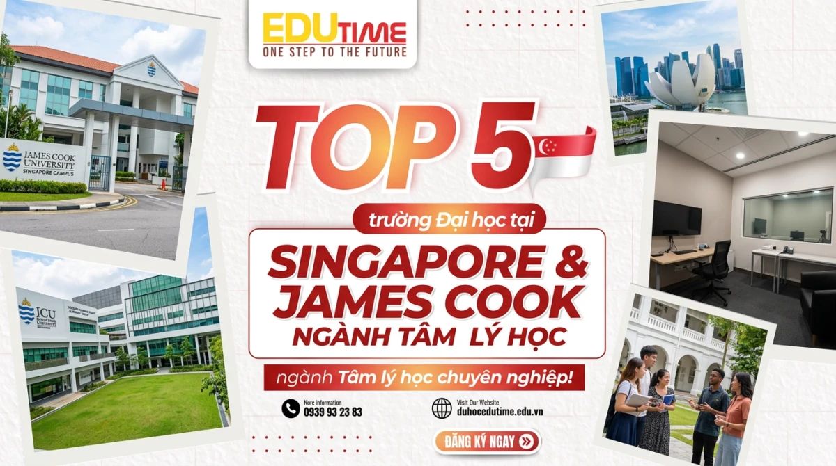 Du học Singapore ngành tâm lý học tại đại học James COOK và thông tin chi tiết