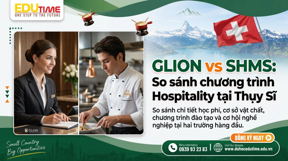 Glion Vs Shms: So Sánh Chương Trình Hospitality Tại Thụy Sĩ