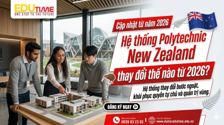 Hệ thống Polytechnic New Zealand thay đổi thế nào từ 2026?