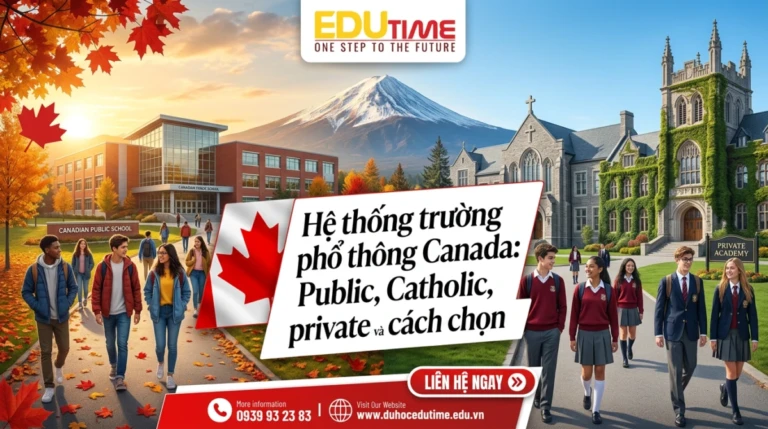 Hệ thống trường phổ thông Canada: Public, Catholic, private và cách chọn