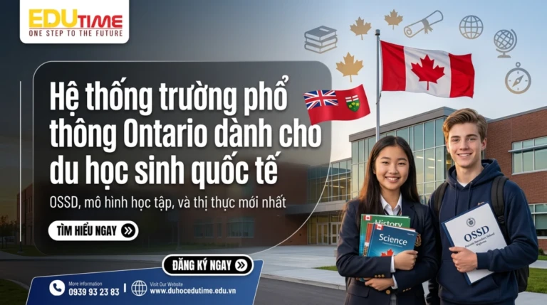 Hệ thống trường phổ thông Ontario dành cho du học sinh quốc tế