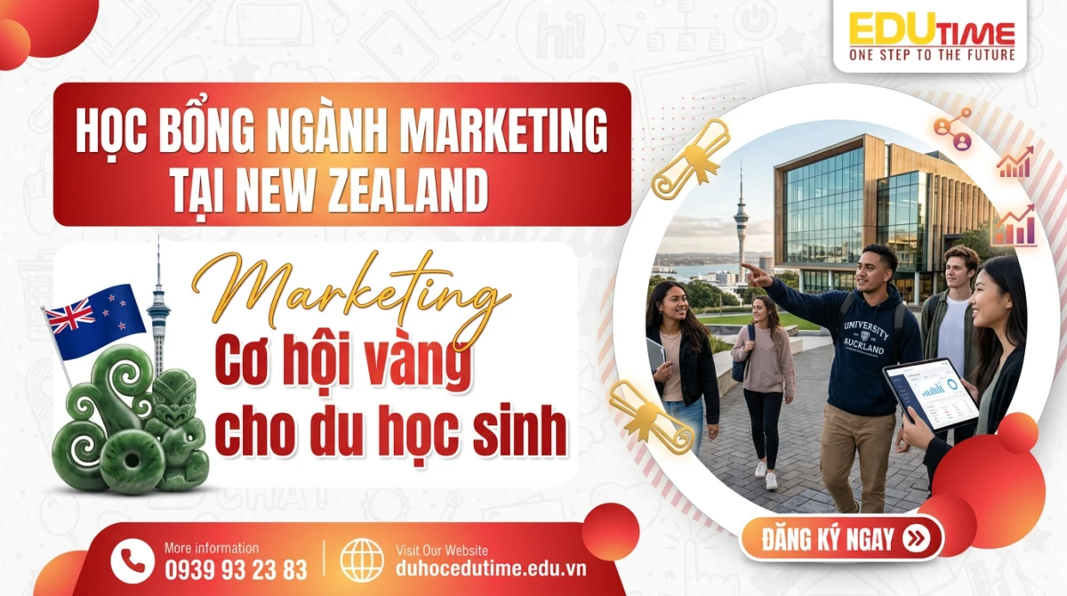 Học bổng ngành Marketing tại New Zealand