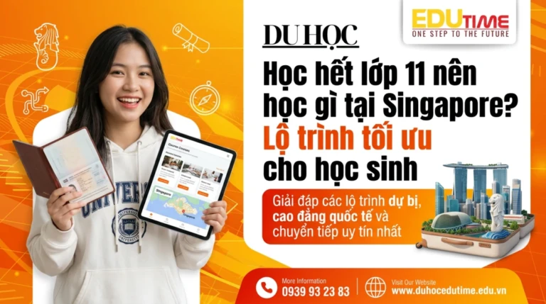 Học hết lớp 11 nên học gì tại Singapore? Lộ trình tối ưu cho học sinh